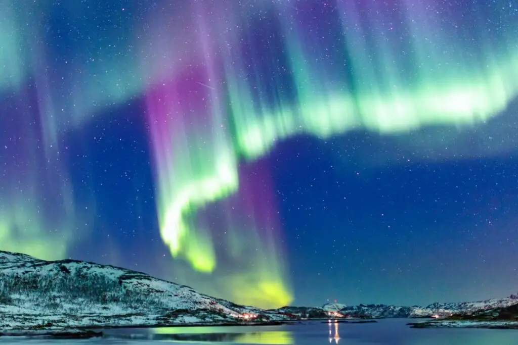 aurores boréales a tromso norvege
