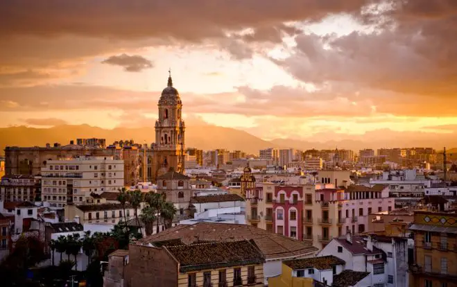 Les couchers de soleil des vacances à Malaga