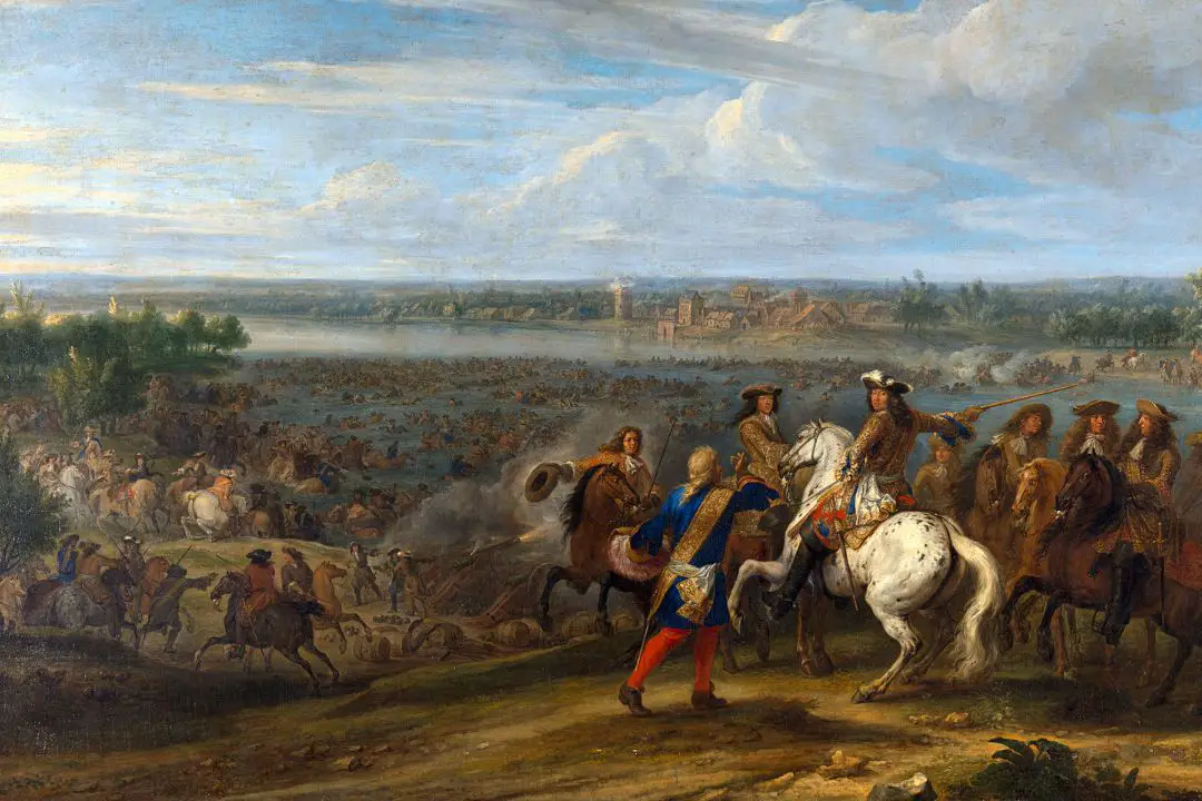 louis xiv pendant la guerre de hollande en peinture