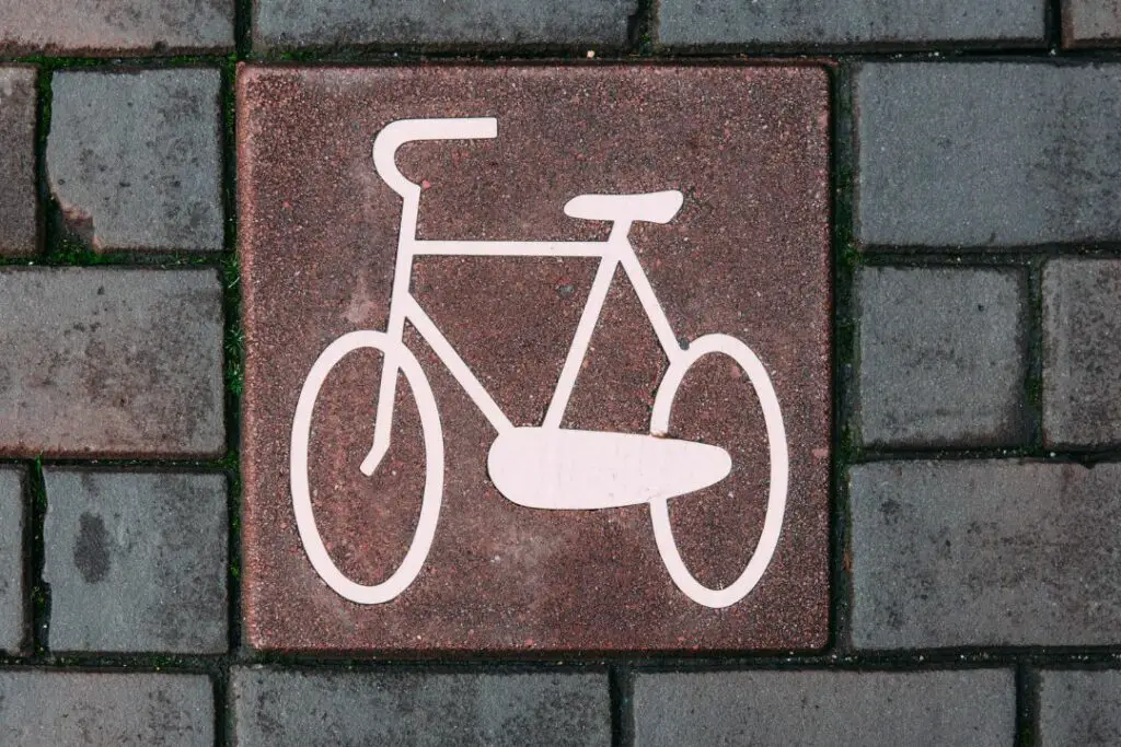 panneau de circulation a vélo a amsterdam