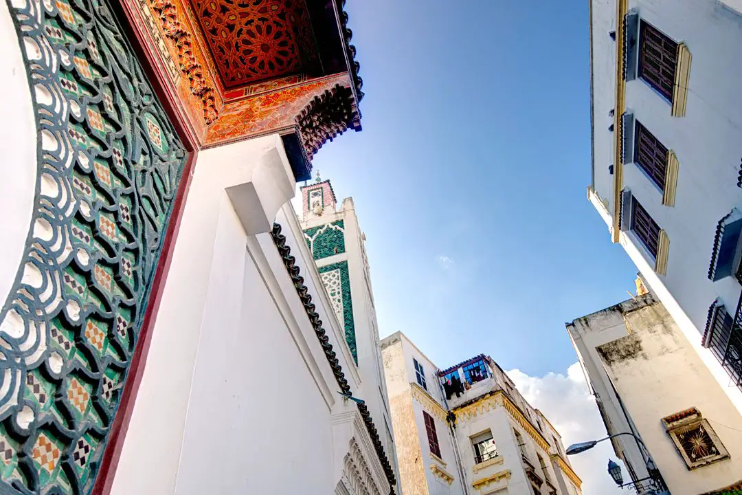 Quartier de la kasbah: la porte de Tanger