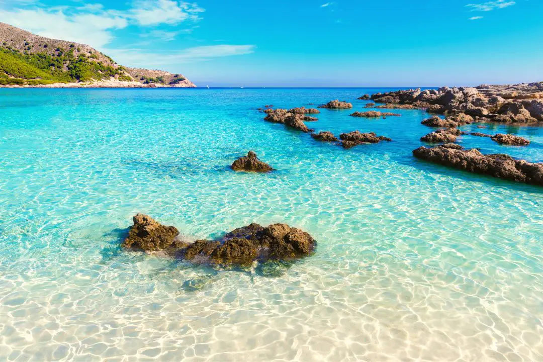 Une plage méditerranéenne parfaite